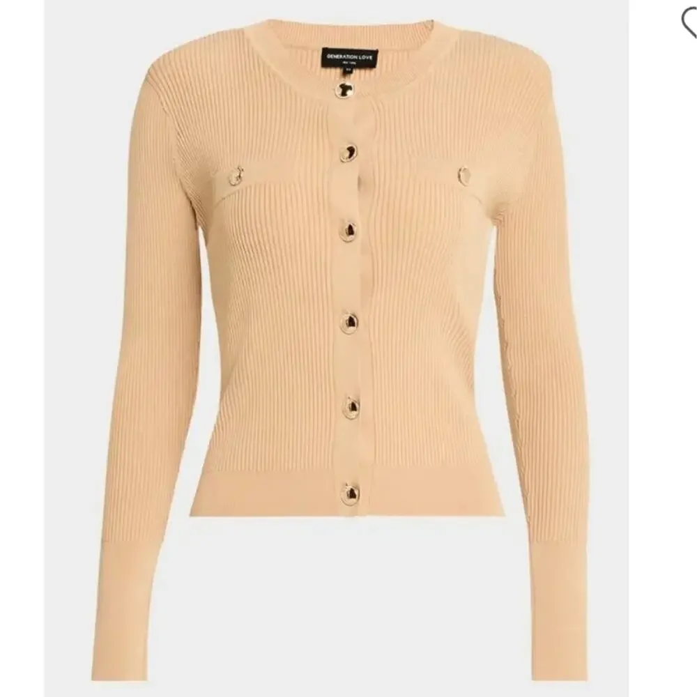 NWT$298 Generation Love Pennie Rib-Knit Cardigan Sweater Sz XL - Picture 4 of 16
